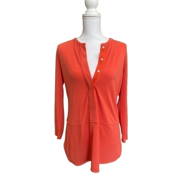 RALPH LAUREN Women's  Orange Tunic. Size PM - Picture 2 of 6